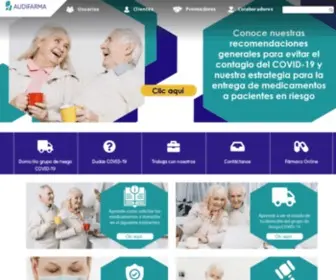 Audifarma.com.co(Farmacias y medicamentos Colombia) Screenshot