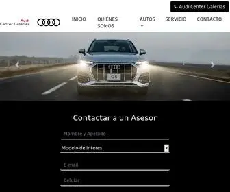 Audigalerias.com.mx(Audi Center Galerias) Screenshot