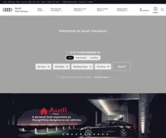 Audihonolulu.com Screenshot