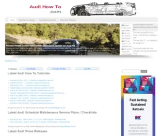 Audihowto.com(The Audi How) Screenshot