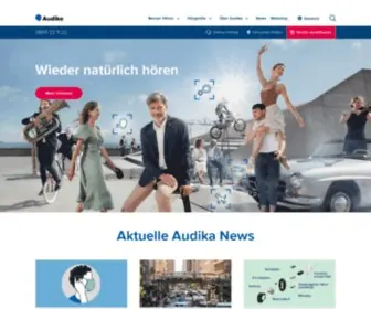 Audika.ch(Ihr Experte für gutes Hören) Screenshot