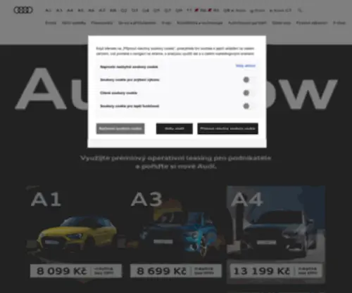 Audinow.cz(Audi now) Screenshot