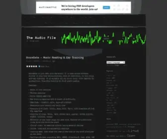 Audio-File.org(The Audio File) Screenshot