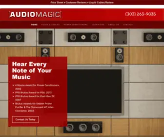 Audio-Magic.com(Audio Supplies) Screenshot