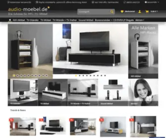 Audio-Moebel.de(Die Adresse für günstige Marken Hifi Möbel) Screenshot