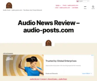 Audio-Posts.com(Audio Review) Screenshot