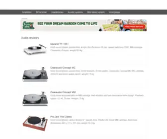 Audio-Reviews.com(Audio reviews) Screenshot
