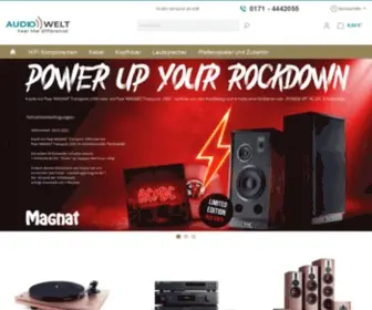 Audio-Welt.de(Hochwertige Hifi Technik und Kabel kaufen im Onlineshop) Screenshot