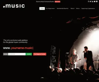 Audio360.com(MUSIC Domain Name Extension) Screenshot