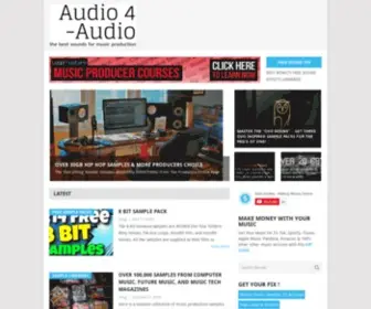 Audio4Audio.com(Audio 4 Audio Sample Packs) Screenshot