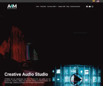 Audio4M.com(Post Producción de Audio) Screenshot