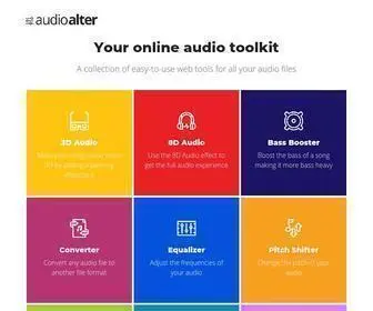Audioalter.com(Audioalter) Screenshot
