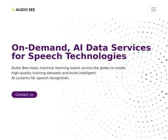 Audiobee.ai(Audio Bee) Screenshot