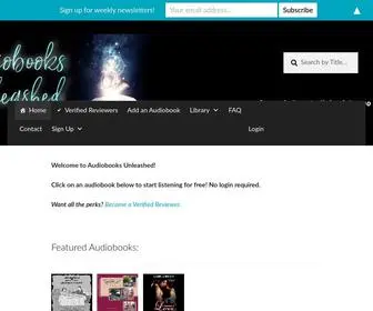 Audiobooksunleashed.com(Audiobooks Unleashed) Screenshot