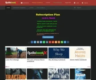 Audiobookx.com(Best audiobooks) Screenshot