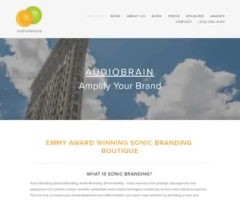 Audiobrain.com(Sonic Branding) Screenshot