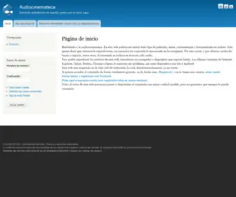 Audiocinemateca.com(Página de inicio) Screenshot