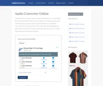 Audioconverto.com(Audioconverto) Screenshot