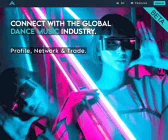 Audiocult.net(Dance music community) Screenshot