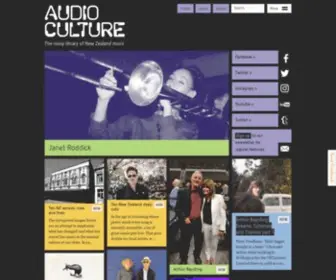 Audioculture.co.nz(Audioculture) Screenshot