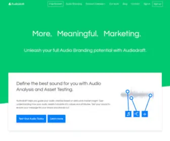 Audiodraft.com(Audiodraft) Screenshot