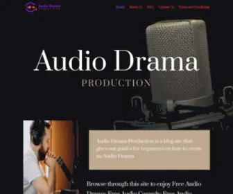Audiodramaproduction.com(My WordPress Blog) Screenshot