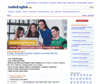 English-learning and pronunciation courses with audio, online dictionary and more