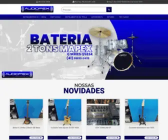 Audiofex.com.br(Audiofex Instrumentos Musicais Curitiba) Screenshot