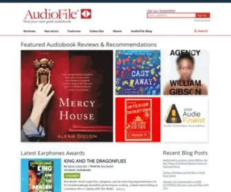 Audiofilemagazine.com(Audiobook recommendations and reviews) Screenshot