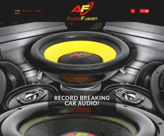 Audiofusion.co.za(AudioFusion South Africa) Screenshot