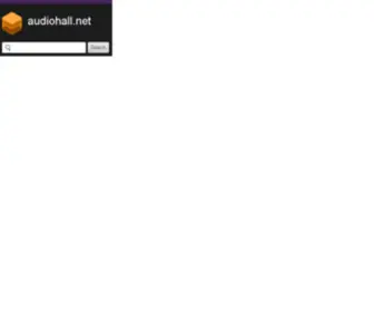 Audiohall.net(Web hosting provider) Screenshot