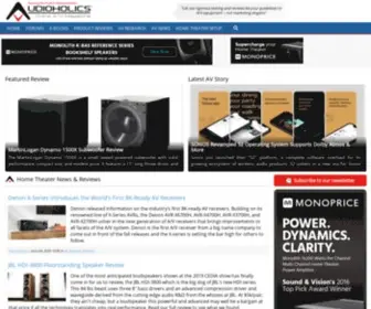 Audioholics.com(Home Theater Reviews) Screenshot