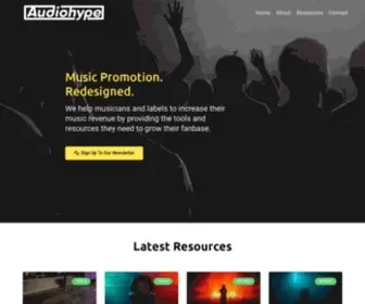 Audiohype.io(Music Culture // Audiohype) Screenshot