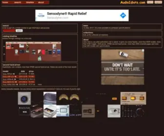 Audioidiots.com(Celestion) Screenshot