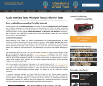 Audiointerface.de(ᐅᐅᐅ) Screenshot