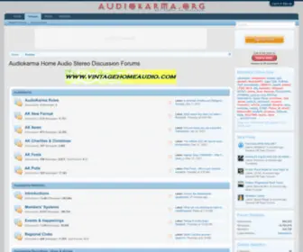 Audiokarma.org(Audio Stereo Discussion Forums) Screenshot