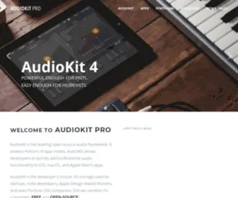 Audiokitpro.com(AudioKit Pro) Screenshot