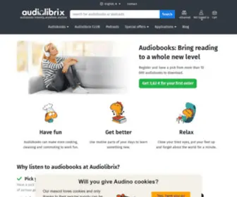 Audiolibrix.com(Nejlepší audioknihy) Screenshot