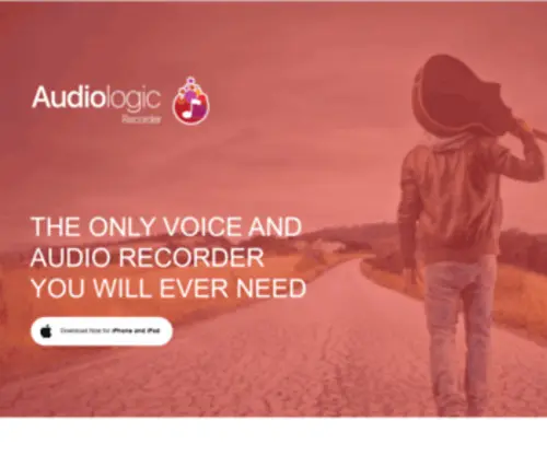 Audiologicapp.com(The voice and audio recorder you need) Screenshot