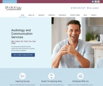 Audiologycommunication.com(Audiology and Communication Services) Screenshot