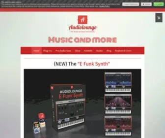 Audiolounge-Pro.com(Onlineshop und Distributor f) Screenshot