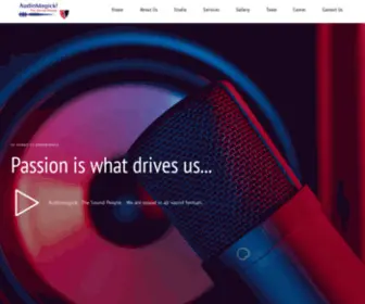 Audiomagick.net(The Sound People) Screenshot