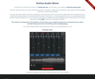 Audiomixer.io(Audiomixer) Screenshot