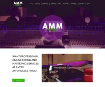 Audiomixingmastering.com(#1 Professional Mixing and Mastering Services) Screenshot