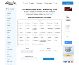 Audionautix.com(Free Production Music by Jason Shaw) Screenshot