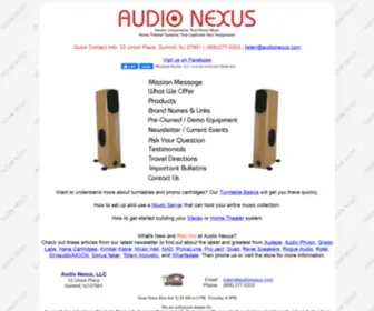 Audionexus.com(Audio Nexus) Screenshot