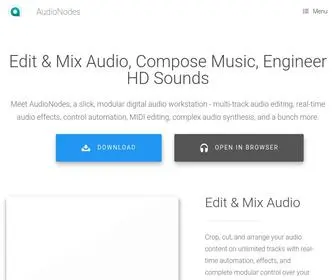 Audionodes.com(AudioNodes) Screenshot