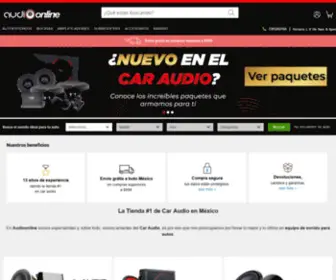 Audioonline.com.mx(Tienda de Car Audio en México. Venta de Equipo de Car Audio) Screenshot