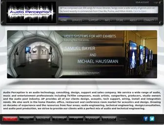 Audioperception.com(Audio Perception) Screenshot