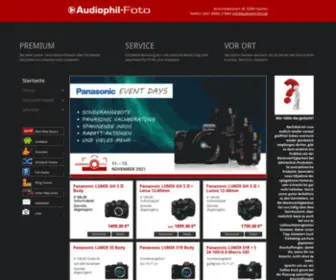 Audiophil-Foto.de(Wilkommen bei Audiophilfoto) Screenshot